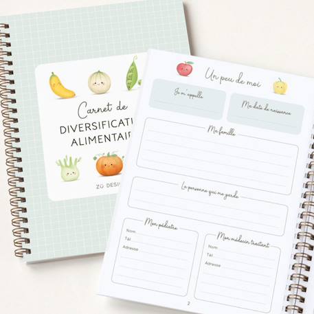 Carnet de diversification alimentaire Vert, orange, rouge 3 - vertbaudet enfant 