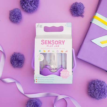 Bocal sensoriel corail Bleu+Bleu clair+Corail+Gris clair+Violet 17 - vertbaudet enfant 