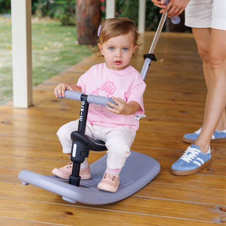 Trottinette évolutive mini micro rock  go lavande led Violet 2 - vertbaudet enfant 