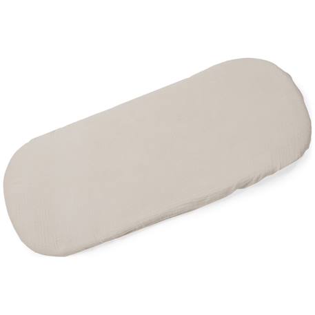 Housse de nacelle avec tiges + drap housse pour nacelle nara Beige 4 - vertbaudet enfant 