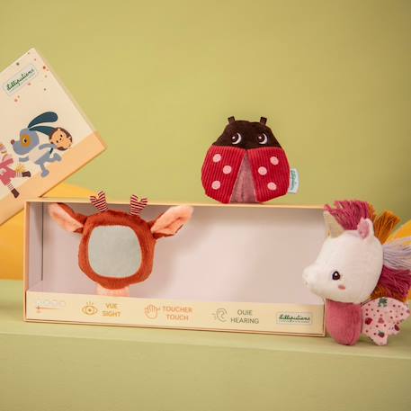 Set de découvertes sensorielles Blanc, rouge, noir+Orange, rouge, marron 2 - vertbaudet enfant 