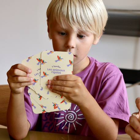 Jeu de 7 familles, les animaux rigolos MULTICOLORE 4 - vertbaudet enfant 