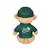Peluche - peluche officielle ours tour de france - maillot et casquette sprinteur vert - 15 cm Blanc 3 - vertbaudet enfant 