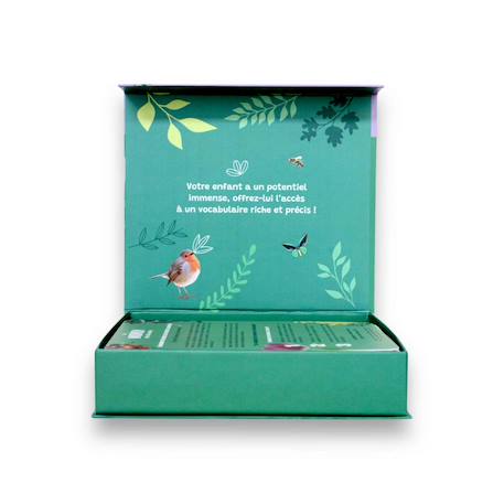 Mondy des curieux - 45 cartes bilingues autour de la nature Multicolore 4 - vertbaudet enfant 