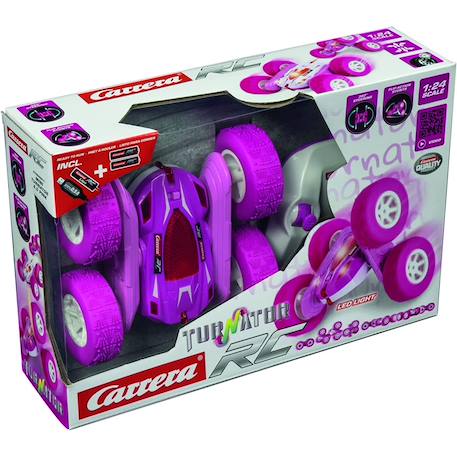 Voiture télécommandée Mini Turnator Rose 2 - vertbaudet enfant 