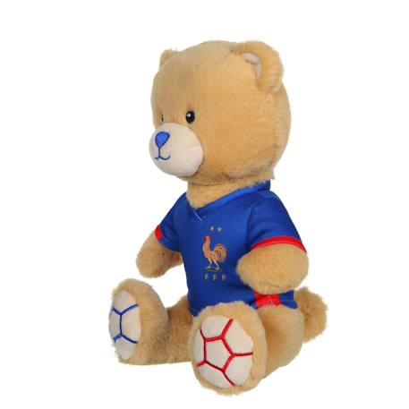 Peluche FFF Equipe de France de football, ours maillot 24 cm Blanc 5 - vertbaudet enfant 
