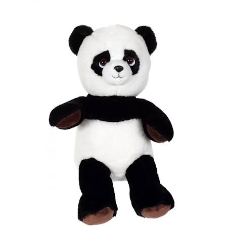 Peluche - peluche panda green forest - 32 cm Noir 3 - vertbaudet enfant 