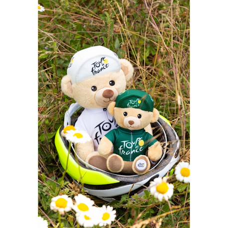 Peluche - peluche officielle ours tour de france - maillot et casquette sprinteur vert - 15 cm Blanc 4 - vertbaudet enfant 