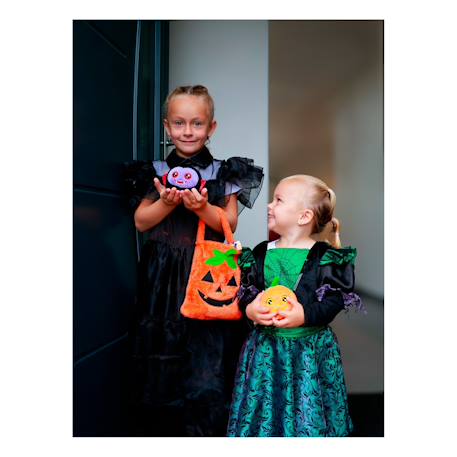 Peluche - squishimals halloween vampire - 10 cm Violet 3 - vertbaudet enfant 
