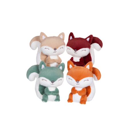Peluche  Écureuil rouge cerise  15 cm Blanc 2 - vertbaudet enfant 