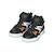 Baskets montantes à scratch Noir orange 3 - vertbaudet enfant 