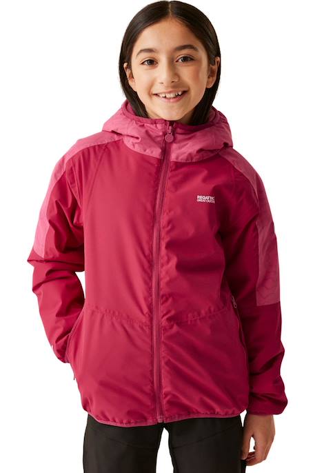 Veste réfléchissante volcanics  viii Rose foncé / rose vif 4 - vertbaudet enfant 