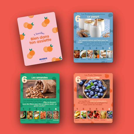 Jeu de 7 familles, alimentation MULTICOLORE 2 - vertbaudet enfant 