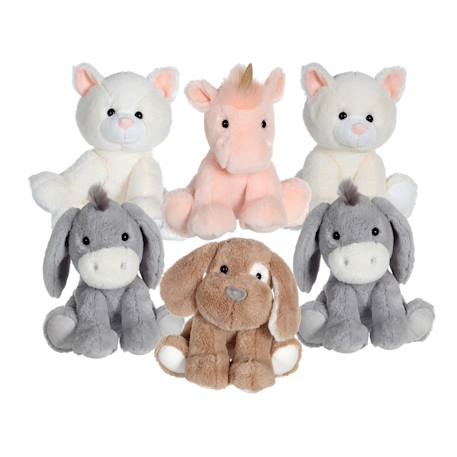 Peluche - les amis floppy chat - 30 cm Blanc 2 - vertbaudet enfant 