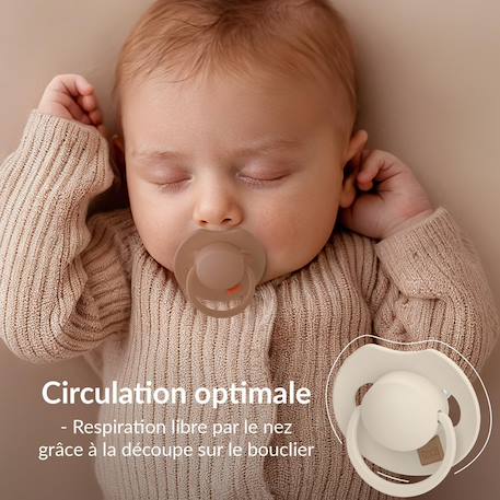 Lot de 2 sucettes dynamique difrax lovi prime Beige+Bleu+Écru+Orange+Vert+Violet 15 - vertbaudet enfant 