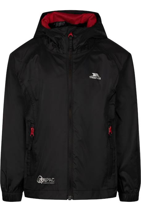 Veste imperméable enfant polyamide qikpac Mauve+Noir / rouge+Rose corail+Rouge 6 - vertbaudet enfant 
