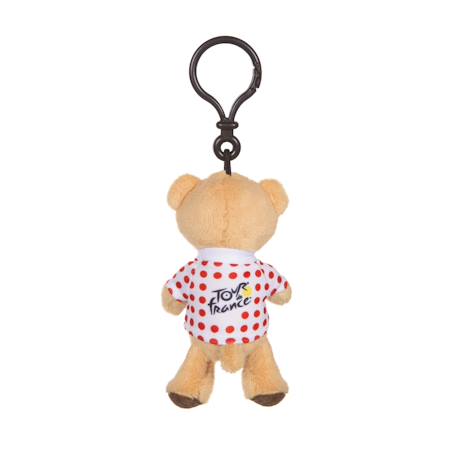Peluche - porte-clés ours - maillot grimpeur à pois - 10 cm - peluche officielle du tour de france Rouge 2 - vertbaudet enfant 