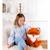 Peluche - peluche puppy eyes pets - renard orange et blanc - 40 cm Orange 6 - vertbaudet enfant 