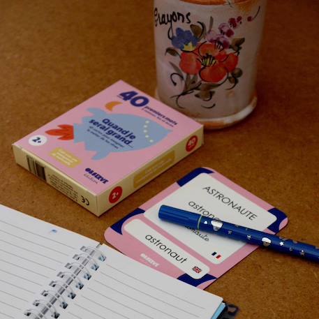 Mes 40 premiers mots: métiers MULTICOLORE 4 - vertbaudet enfant 