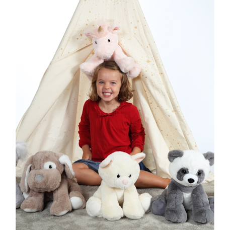 Peluche - les amis floppy chat - 30 cm Blanc 6 - vertbaudet enfant 