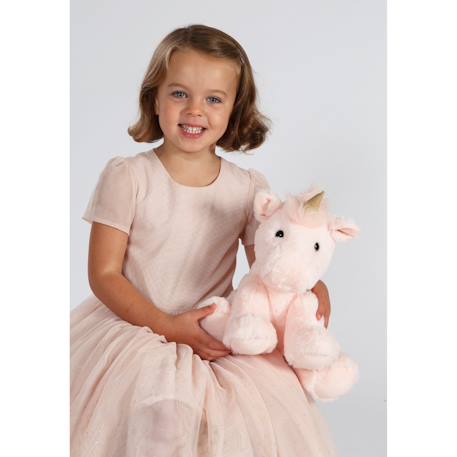 Peluche - les amis floppy licorne - 30 cm Rose 5 - vertbaudet enfant 