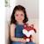 Peluche  Écureuil rouge cerise  15 cm Blanc 3 - vertbaudet enfant 