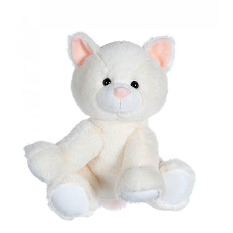 Peluche - les amis floppy chat - 30 cm Blanc 4 - vertbaudet enfant 