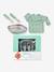 Coffret cadeau premier repas rose+vert sauge 10 - vertbaudet enfant 