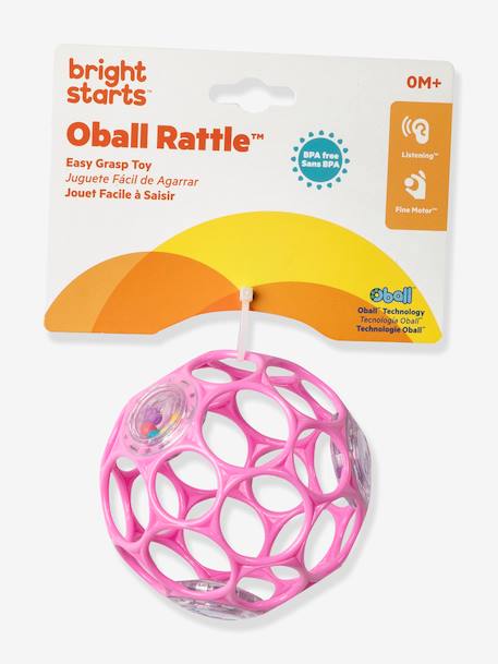 Hochet balle sensorielle bleu+rose+vert 8 - vertbaudet enfant 