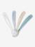 Lot de 4 cuillères 1er âge Soft sans BPA bleu/gris/ocre+blue/ eucalyptus/ pink/ mist+vert sauge 1 - vertbaudet enfant 