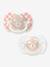 Lot de 2 sucettes avec tétine symétrique SX Pro Night&Day rose 1 - vertbaudet enfant 