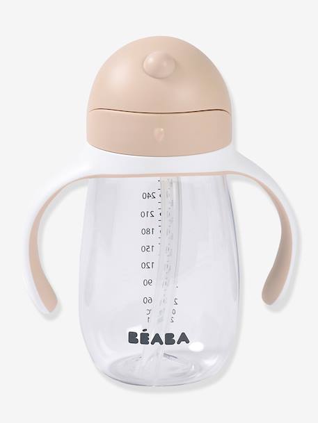 Tasse paille (300 ml) beige+BLEU+ROSE+vert sauge 1 - vertbaudet enfant 