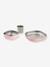Coffret-repas 3 pièces inox rose+terracotta 4 - vertbaudet enfant 
