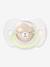 Lot de 2 sucettes avec tétine symétrique SX Pro Night&Day rose 3 - vertbaudet enfant 