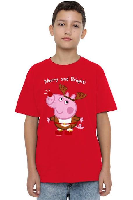T-shirt george pig coton peppa pig Rouge 4 - vertbaudet enfant 