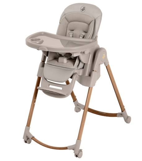 Chaise haute évolutive multiposition minla plus Elegance beige+Elegance graphite+Elegance terra 1 - vertbaudet enfant 