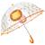 Parapluie transparent pour enfant animaux Bleu+Menthe+Orange+Rose+Vert+Vert paon 13 - vertbaudet enfant 