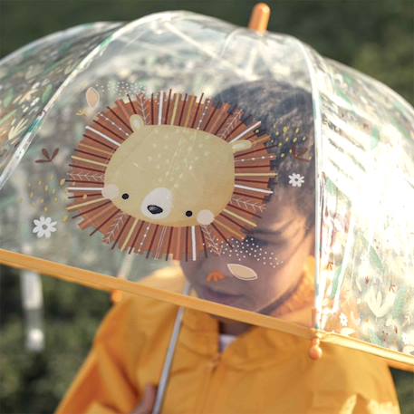 Parapluie transparent pour enfant animaux Bleu+Menthe+Orange+Rose+Vert+Vert paon 14 - vertbaudet enfant 