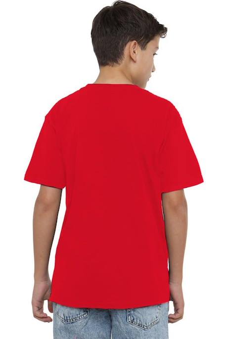 Tee-shirt à manches courtes en coton uni garçon kaki | GEMO