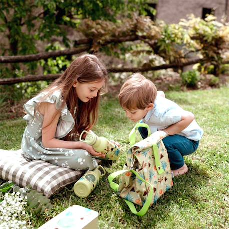 Sac isotherme pour repas enfant animaux Orange+Rose+Vert 10 - vertbaudet enfant 