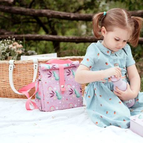 Sac isotherme pour repas enfant animaux Orange+Rose+Vert 6 - vertbaudet enfant 