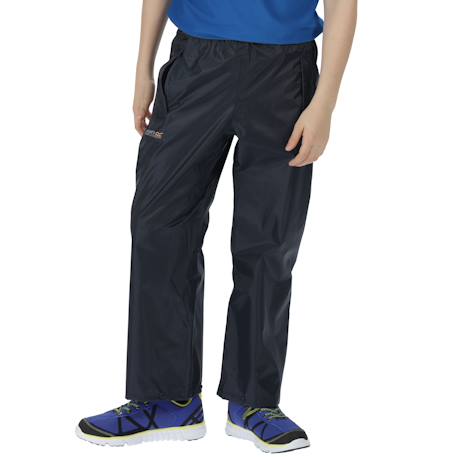 Sur-pantalon imperméable stormbreak polyester Bleu marine+Noir 3 - vertbaudet enfant 