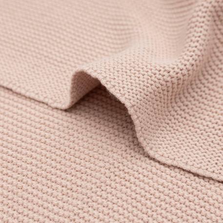 Couverture basic knit vert d'eau (100 x 150 cm) Rose+Vert d'eau 5 - vertbaudet enfant 