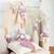 Peluche - attache tétine bebe bamboo - chat - 13 cm s/carte Rose 5 - vertbaudet enfant 