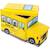 Coffre de rangement et banc bus scolaire Jaune 2 - vertbaudet enfant 