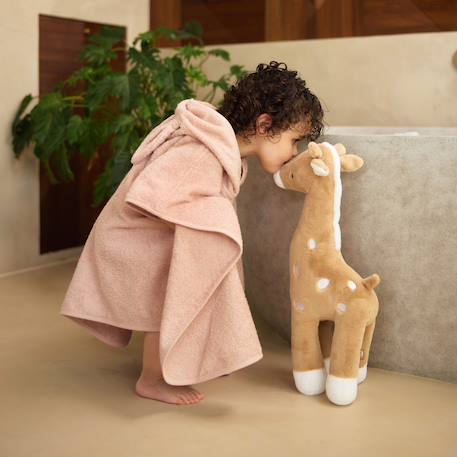 Poncho de bain éponge en coton Beige+Bleu+Creme+Nougat+Rose+Vert d'eau 27 - vertbaudet enfant 