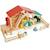La Ferme en bois avec animaux Beige, rouge, bleu 3 - vertbaudet enfant 