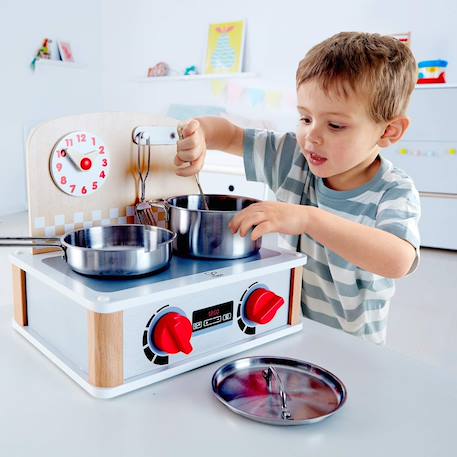 Cuisinière barbecue recto-verso Beige 4 - vertbaudet enfant 