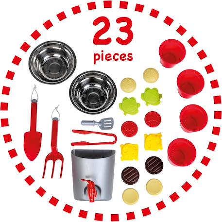 Cuisine d'été avec barbecue en bois Multicolore 5 - vertbaudet enfant 