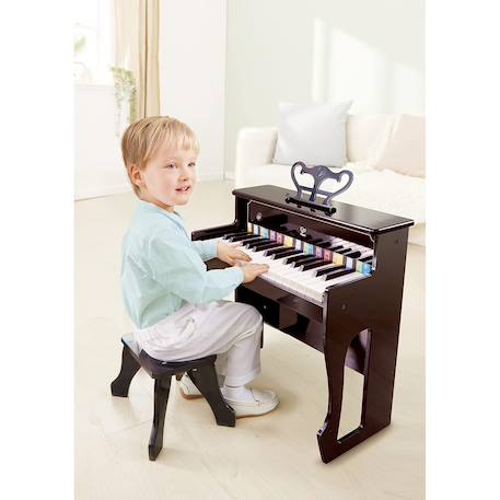 Piano droit sur pieds électronique Noir 3 - vertbaudet enfant 